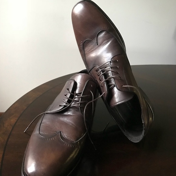 New John Varvatos 12M Oxford Shoes In Italy .$800 main image 5